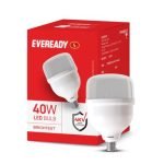 EVEREADY 40W LED Hammer Bulb, B22 Base, Cool Day Light (6500K) | High Lumens, Energy Efficient, 4KV Surge Protection, Mercury-Free, B22 Base