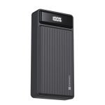 Portronics Luxcell B 20K Advanced 20000 mAh Power Bank with 22.5W Max Output, LED Battery Display, 22.5w Mach USB-A, 20w Type C PD Output, Type C Input, Wake Up Button, Black