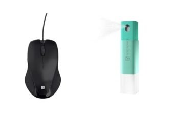 Portronics Toad 101 Wired Optical Mouse with 1200 DPI, Plug & Play, Hi-Optical Tracking, 1.25M Cable