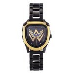Fastrack Wonder Woman Quartz Analog Black Dial Metal Strap Watch for Girls-6240KM01
