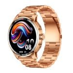 Itel Unicorn Max Smartwatch with 1.43″ AMOLED Display, 1000 Nits Brightness, AI Voice Assistant, Bluetooth V5.3, IP68 Waterproof, 200+ Watch Faces, 100+ Sports Modes (Copper Gold)