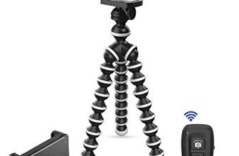 Digitek DTR 260 GT Gorilla Tripod, 33cm (13 Inch) Flexible Mini Tripod for Mobile Phones, Phone Mount & Remote, Flexible Gorilla Stand for Action & Point-and-Shoot Cameras