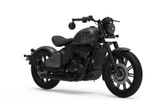 Jawa All Stars 42 Bobber Shadow Black 334 cc Motorcycle, 6 Speed, 12.5 L Fuel Tank | Booking for Ex-Showroom Price