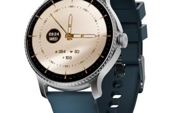 boAt Lunar Discovery – 2026 Edition w/ 1.39″ (3.5 cm) HD Display, Bluetooth Calling, Emergency SOS, HR, SpO2 & Sleep Tracking Smart Watch for Men & Women (Active Blue)