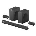 boAt Aavante Bar Prime B450 with Dual Subwoofers and Rear Speakers, 450W RMS Output, 5.2 Channel, Multi-Connectivity, EQ Modes, & BT v5.4 Soundbar with Powerful Signature Sound (Core Black)