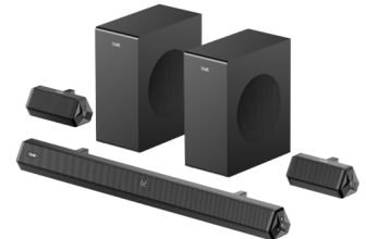 boAt Aavante Bar Prime B450 with Dual Subwoofers and Rear Speakers, 450W RMS Output, 5.2 Channel, Multi-Connectivity, EQ Modes, & BT v5.4 Soundbar with Powerful Signature Sound (Core Black)