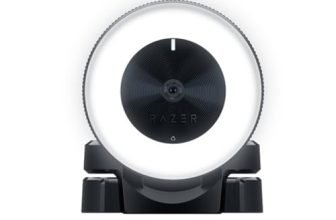 Razer Kiyo Streaming Webcam: 1080p 30 FPS / 720p 60 FPS – Ring Light w/Adjustable Brightness – Built-in Microphone – Advanced Autofocus, Black – RZ19-02320100-R3M1, 3 x Optical Zoom