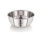Neelam Stainless Steel 5, 22 Gauge Lazer Etching 150 ml Vati, Dinner Bowl Katori Serving Vati, Durable Quality, Elegant, Perfect for Serving Snacks, Desserts, and Condiments,Sliver