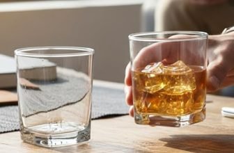 Yera Prima Oak Whisky/Scotch/Water Glasses- 295 ml Each -Set of 4 pcs Tumblers Lead-Free Whiskey Glasses for Scotch Bourbon Cognac Brandy Cocktail Whiskey
