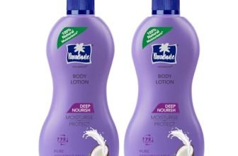 Parachute Advansed Deep Nourish Body Lotion for Women & Men, Dry Skin, 400ml | Pure Coconut Milk, 100% Natural, 72h Moisturisation (Pack of 2)