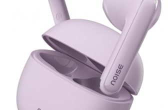 Noise Buds Mini Truly Wireless Earbuds (2026) | Half in-Ear Design | 40H Playtime | Quad Mic ENC for Clear Calls | 13mm Driver | Low Latency Gaming Mode | BT v5.3 | IPX4 Sweat Resistant – Calm Lilac