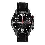 French Connection L19-A Unisex Smartwatch with Full touch screen, Metal case, Bluetooth calling with mic and speaker, continuous Heart rate & Blood pressure monitoring with Long battery life