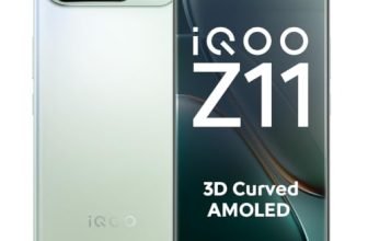 iQOO Z11 5G (Aurora Green, 8GB RAM, 256GB Storage) | India’s 1st MediaTek Dimensity 7500 Turbo Processor* | 3D Curved Display- Brightest Display in the Segment* | AI Captions- Record & Recap*