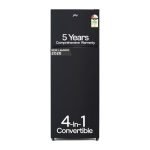Godrej 308L 2 Star New Launch | 5 Years Comprehensive Warranty | AI Powered | 4-in-1 Convertible | 95%+ Food Surface Disinfection| Frost Free Double Door Refrigerator (RF EON 331BN RCIT GP BK)