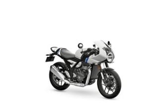 TRIUMPH Thruxton 400 (349 CC) Motorcycle/Bike Pearl Metallic White Booking for Ex-Showroom Price