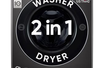LG 15/8 kg Washer with Dryer Fully Automatic Front Load Washer Dryer with AI Direct Drive Technology, Wi-Fi Enabled, Allergy Removal with Steam & Turbo Wash Ready to Wear Clothes with In-built Heater Black(FHD1508STB)