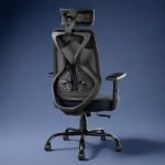 CELLBELL C190 Berlin Office Chair, High Back Mesh Ergonomic Home Office Desk Chair (Black)
