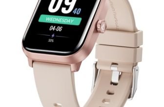 boAt Storm Blaze Smartwatch in Premium Metal Finish with Advanced BT Calling, Functional Crown, 1.83” (4.64 cm) HD Display, IP68 Waterproof, HR, Sleep, Stress & SPO₂ Tracking, SOS (Cherry Blossom)