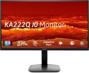 Acer KA222Q J0 54.61 cm (22 inch) Full HD LED Backlit VA Panel with sRGB 99%,ZeroFrame, HDMI + VGA, Eye Care, Tilt Adjustable Monitor (KA222Q J0bi)(Adaptive Sync, Response Time: 1 ms, 120 Hz Refresh Rate)