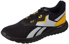 Reebok Mens ENERGEN M Black/LGH Solid Grey/Team Yellow Sneaker – 6 UK (IQ7080)