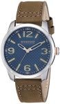 Giordano Casual Wrist Watch for Men Leather Strap Round Dial| 3 Hand Mechanism Analog Formal Watch – A1049