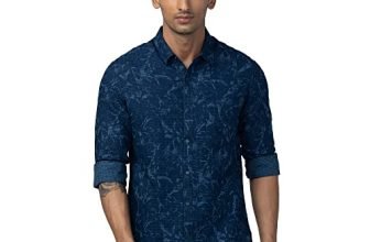 Spykar Men Sulphur Grey Cotton Slim Fit Checkered Shirt
