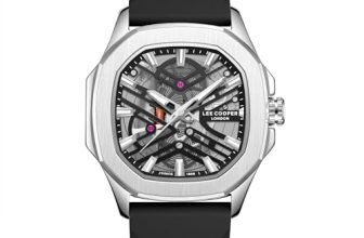 Lee Cooper Quartz Black Square Dial Men’s Watch – LC08254.351