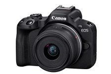 Canon EOS R50 RF-S18-45mm f/4.5-6.3 is STM Mirrorless Camera (Black)- 4K Video Vlogging with 24.2 MP