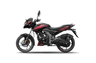 Bajaj Pulsar 125 Premium Split Seat Ebony Black Red Ex-Showroom Booking