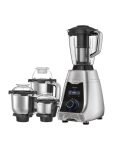 HAVELLS Silencio Low Noise 500 W Mixer Grinder 4 Jars (Grey & Black)(Silencio | 4 Jars | Grey, Black)