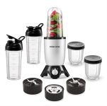 Cookwell Bullet Mixer Grinder (5 Jars, 3 Blades, Silver) – 600 Watts – 2 Year Warranty