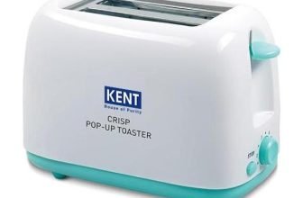 KENT 116105 750 W Pop Up Toaster(White)