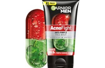 Garnier Men, Anti-Pimple Face Wash, Repairs Skin & Balances Oils, AcnoFight, 155 g