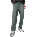 Neostreak Men’s Green Loose Baggy Fit Heavy Washed Jeans Non-Stretchable (neojeanlstowl-02-green-40)