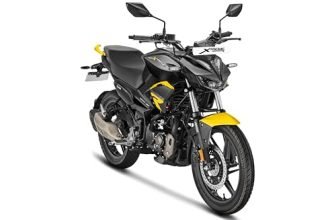 Hero Xtreme 125R ABS Single Seat Black Moon Yellow Booking for Ex-Showroom Price