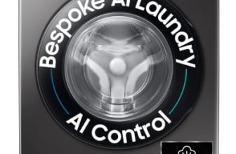 Samsung 8 kg, 5 star, AI Control, AI Eco Bubble, Wi-Fi, Digital Inverter, Motor, Fully-Automatic Front Load Washing Machine (WW80T504DAX1TL, Hygiene Steam, Inox)