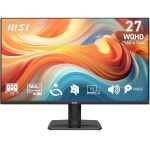 MSI PRO MP275Q E14 27-Inch WQHD Computer Monitor, 2560 x 1440 IPS, 144Hz, 1ms, HDR Ready, AMD FreeSync, Eye Care, HDMI 2.0b, DP 1.2a, Frame-Less, Tilt Adjustable, Vesa Mount,Black