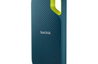 SanDisk Extreme 4TB Portable External SSD, 1050MB/s R, 1000MB/s W, 3m Drop Protection, IP65 Water/dust Resistant, PC,MAC & TypeC Smartphone Compatible, 5Y Warranty, Monterey Color