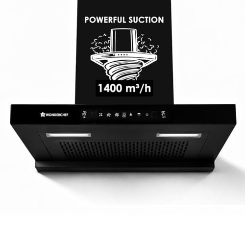 Livpure Shield 60 cm | T-Shape | 1100 m³/hr Suction | Baffle Filter | Push Button Control | Low Noise | 6 Year Motor Warranty + 1 Years Comprehensive Warranty | Black