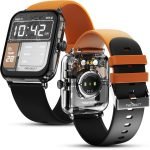 Fire-Boltt Ninja Phantom Smartwatch(Blaze Orange Strap, Free Size)