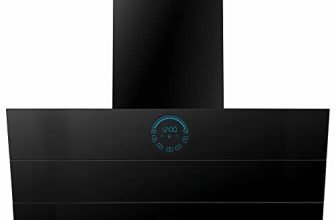 Elica 90 cm 1350 m3/hr Filterless Autoclean Angular Kitchen Chimney with 15 Years Warranty (EFL 108 HAC LTW VMS 90, Touch + Palm Sensor Control)