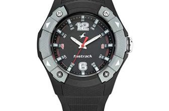 Fastrack Trendies Quartz Analog Black Dial Black Silicone Strap Watch for Guys – NR38057PP02