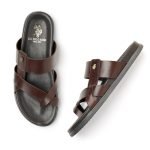 U.S. Polo Assn. Mens IKER Brown Slippers – (UK6) (US7) (2FD24644K04)