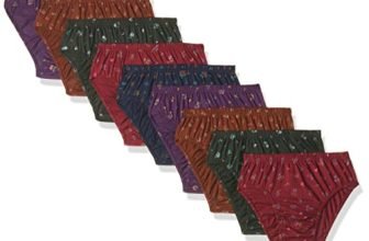 Rupa Jon Printed Panty for Women | 100% Cotton Fabric | Inner Elastic | Pack of 9 Assorted