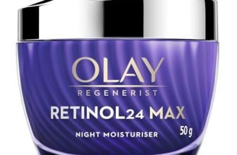 Olay Retinol24 Max Anti-Ageing Night Cream for Women – Fragrance-Free, 50 g