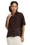 Forever 21 Women’s Regular Fit Shirt (FWS24CWOF009901_Brown