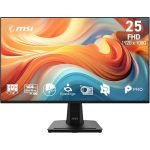 MSI PRO MP251 E14L 24.5-Inch FHD 1920×1080, Computer Monitor IPS, 144Hz, 1ms, Frame-Less, Tilt Adjustable, Vesa Mount, Black