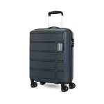 Kamiliant by American Tourister Small Harrier Edge 8W 56 Cms Cabin (PP) Hard Sided 8 Wheels Spinner Luggage/Suitcase/Trolley Bag (Iron Grey) (Double Wheel)