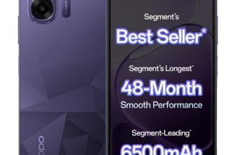 OPPO K14x 5G 6500mAh and 45W SUPERVOOC Charger & AI (Prism Violet, 128 GB)(4 GB RAM)