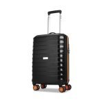 Aristocrat Altitude 8-Wheel Cabin Size Hard Case Trolley Bag, Black